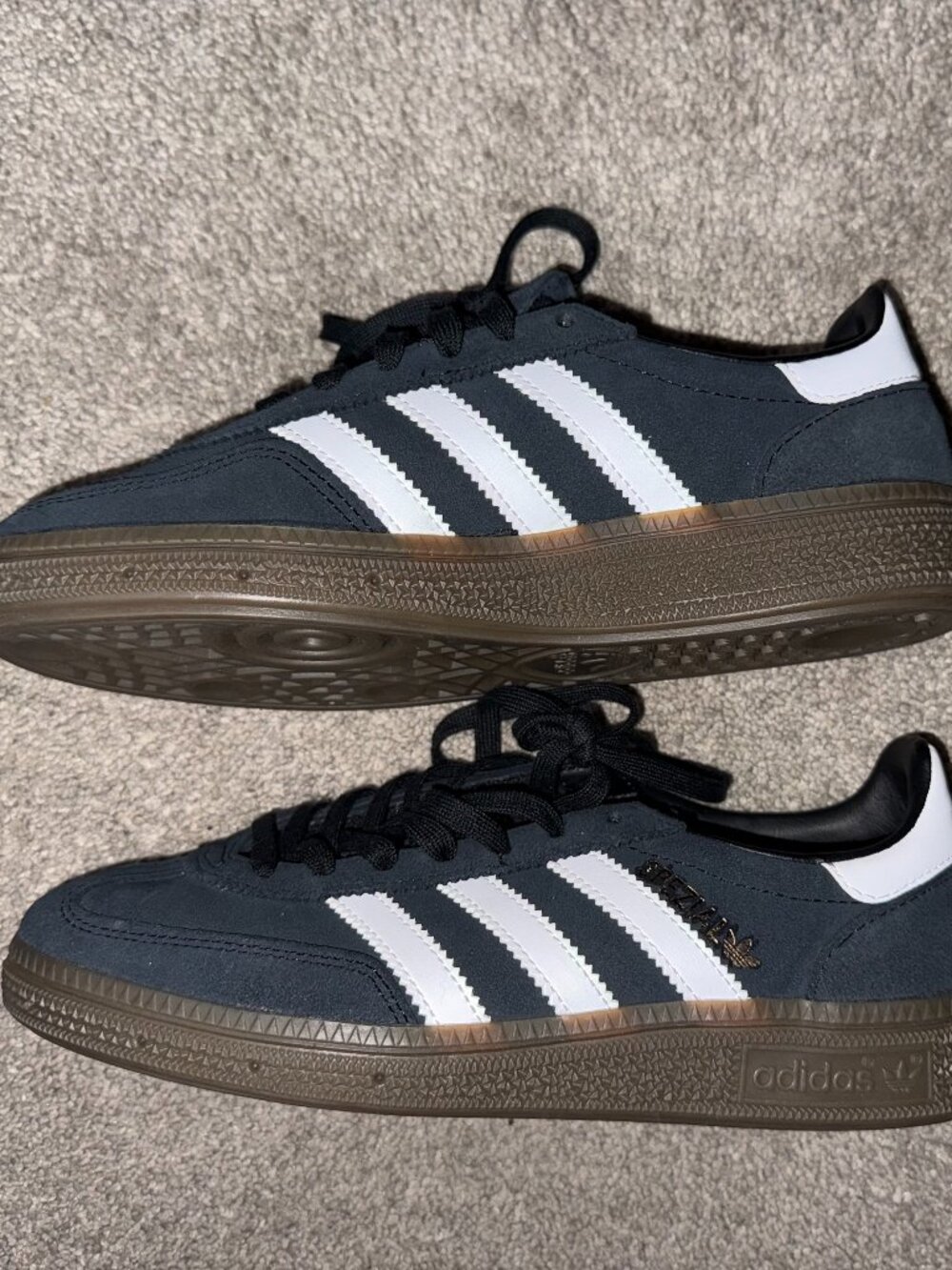 ADIDAS SPEZIAL BLACK SUEDE TENNIS SHOES SIZE- 4/ NEW